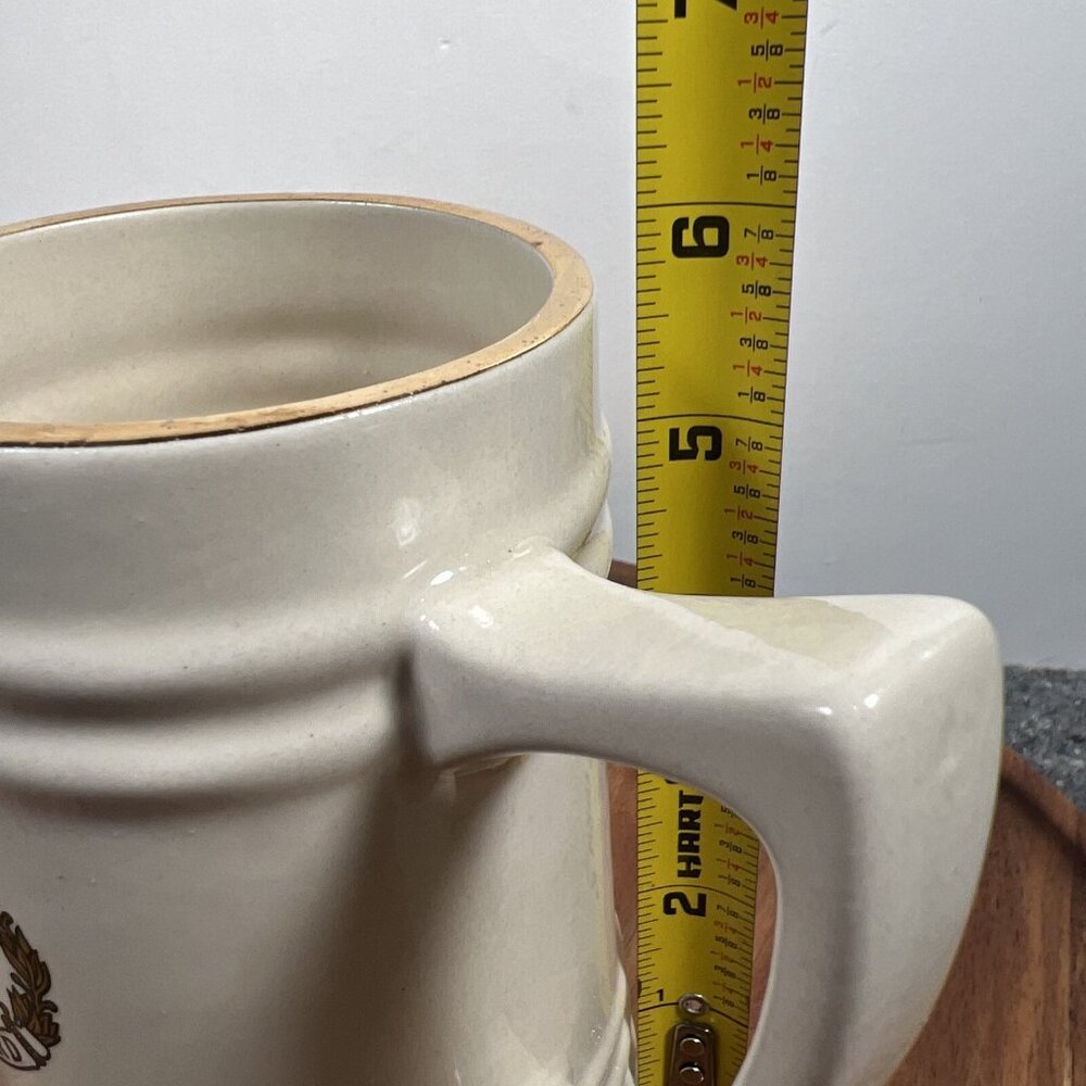 Vintage Harvard University Crimson VE RI TAS Off-White Gold W. C. Bunting Co Mug - Picture 13 of 13